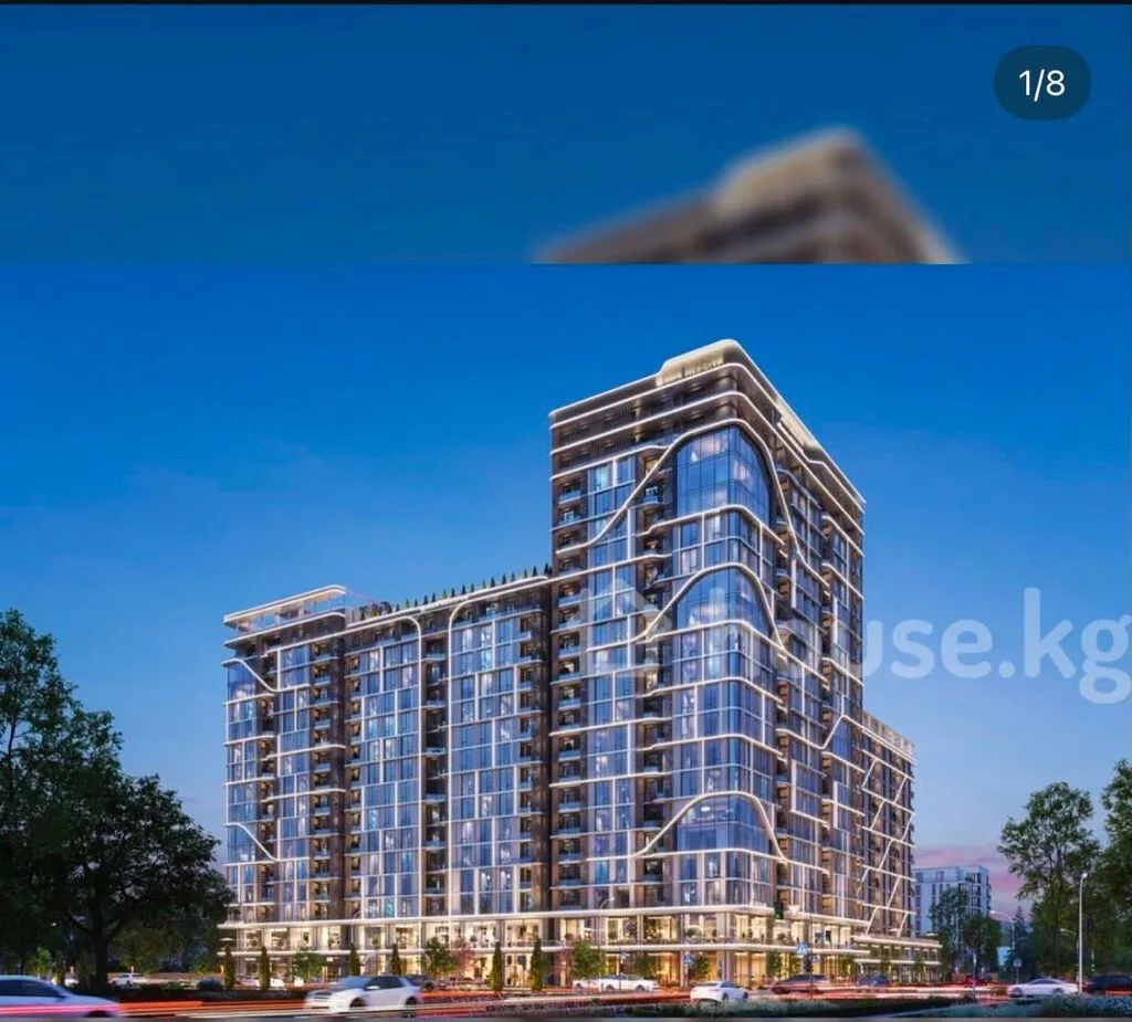 1 комната, 50 м², 8 мкр Элитка, 17 этаж, ПСО (под самоотделку)