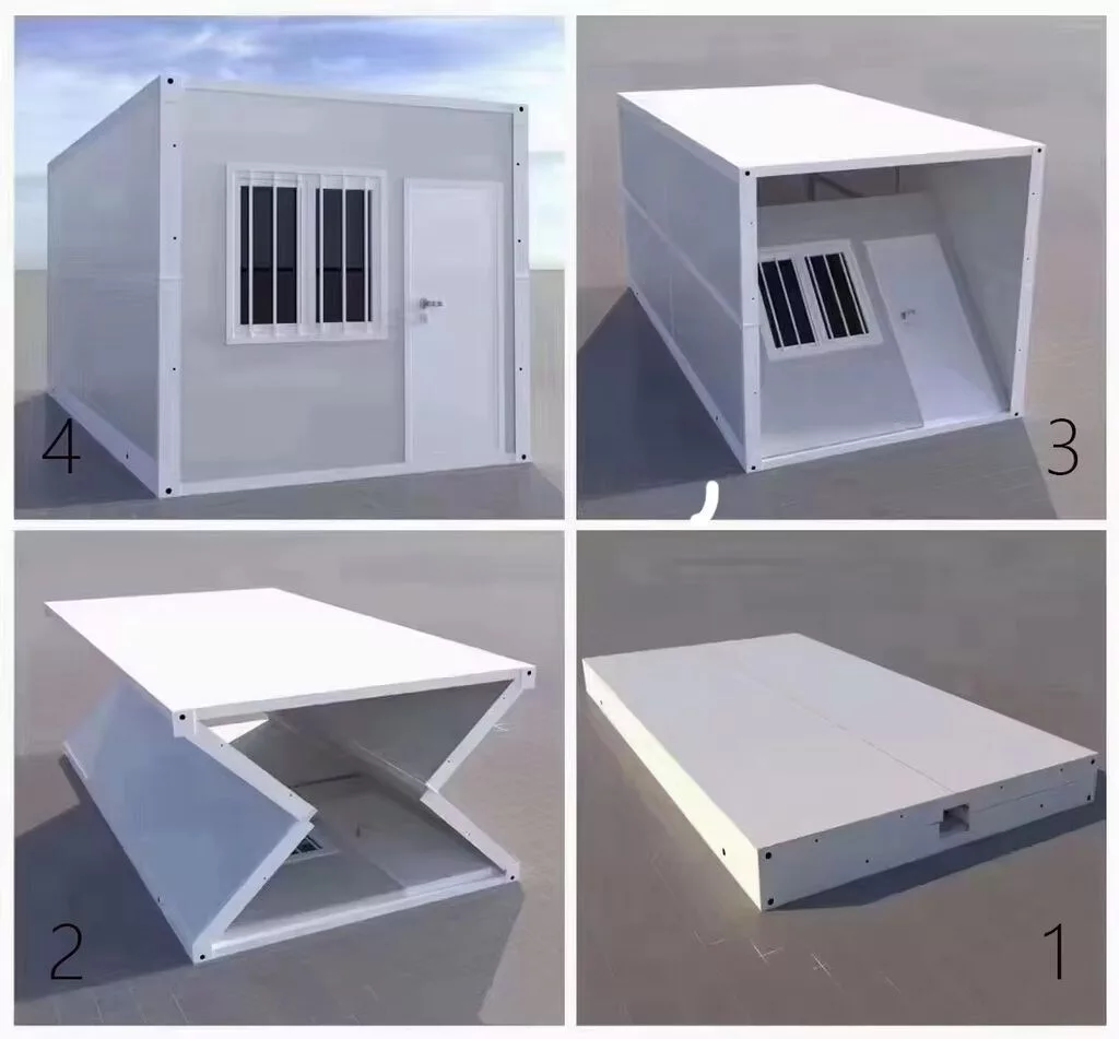 Складной модульный дом/бытовка (folding container house) - Тип