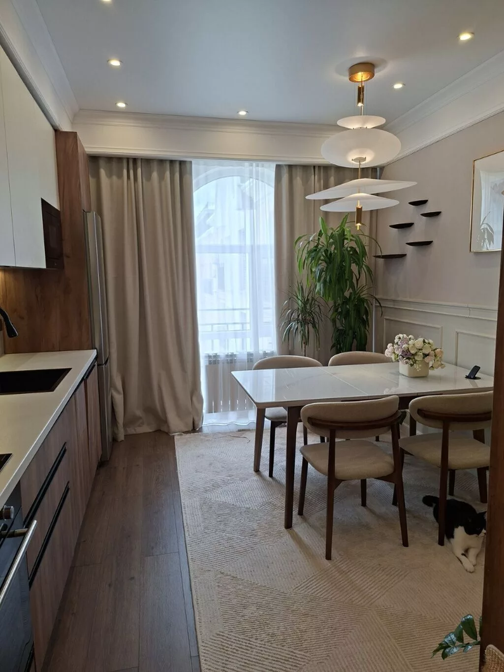 3 комнаты, 61 м², Асанбай мкр Элитка, 12 этаж, Дизайнерский ремонт