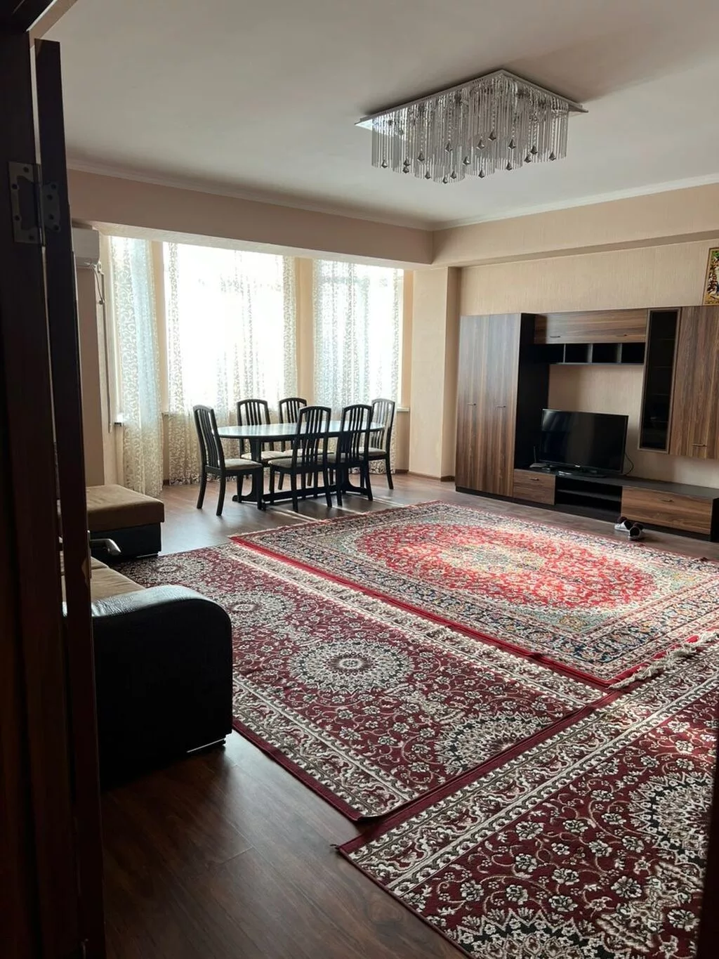 2 комнаты, Бишкек Парк ТРЦ, Душевая кабина, Постельное белье, Кондиционер
